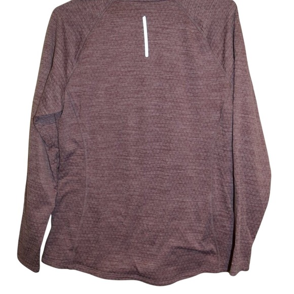 RBX Pullover Top Womens XL Mauve Purple Excellent Mock Neck Long Sleeve Active - Picture 3 of 6